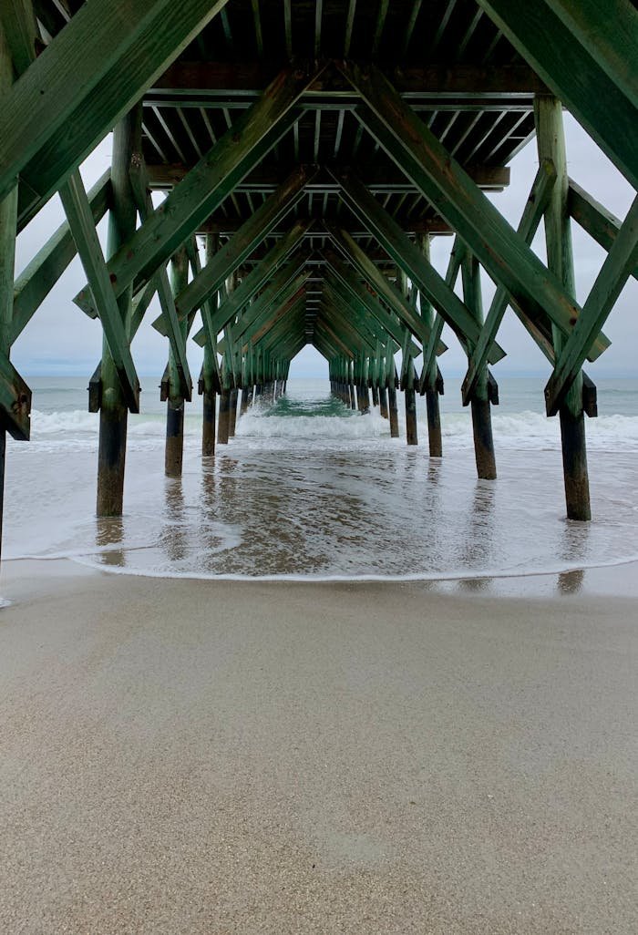 Bottom of the Pier on the Wrightsville Beach